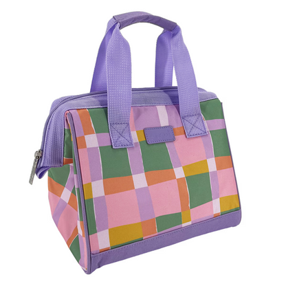 Sachi Insulated Lunch Bag - Pastel Checks *NEW* *PREORDER*