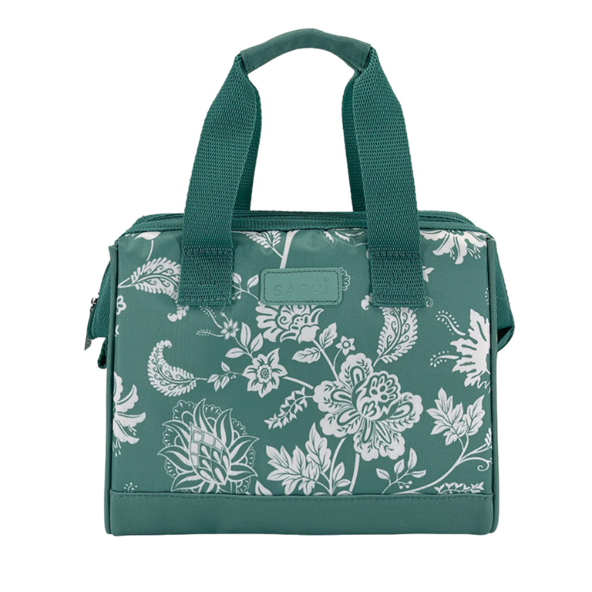 Sachi Insulated Lunch Bag - Green Paisley