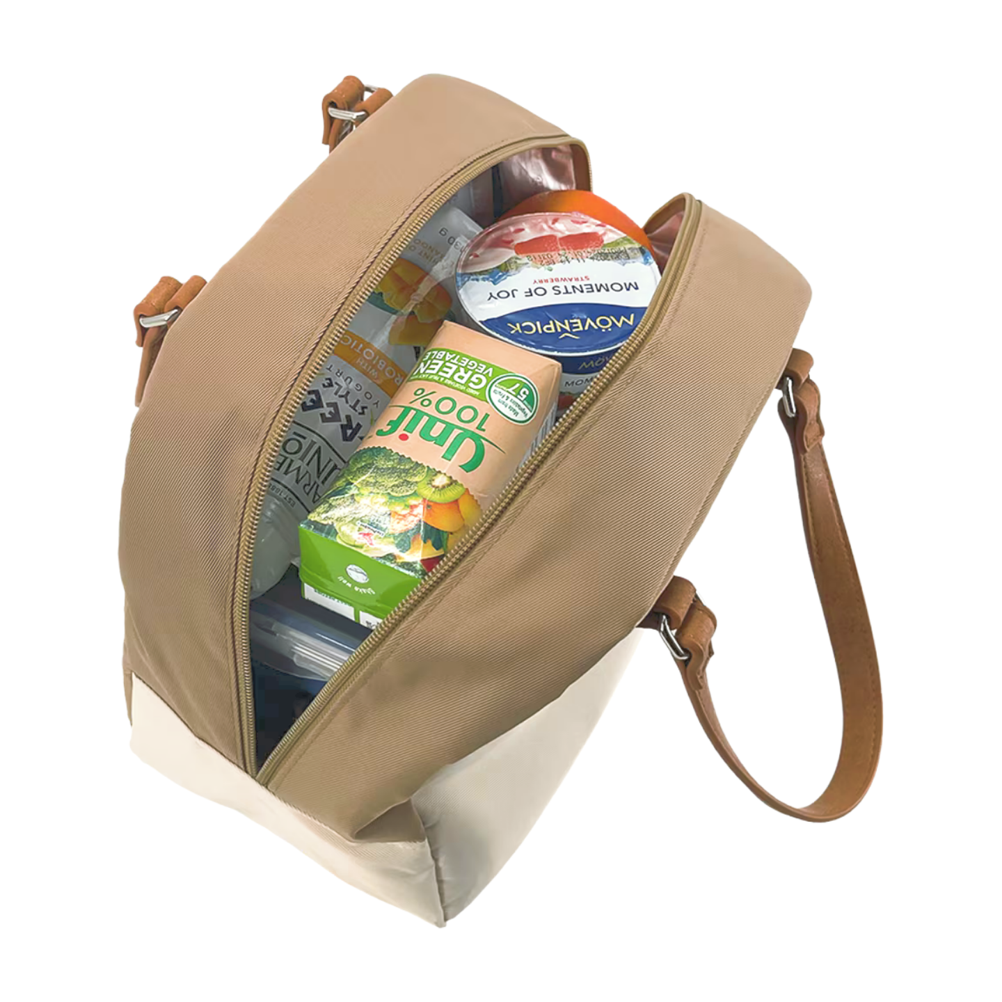 Sachi Insulated Cali Lunch Bag - Latte Cream