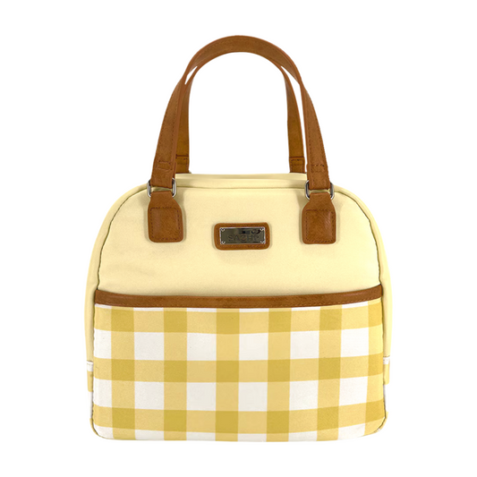 Sachi Insulated Cali Lunch Bag - Daffodil Gingham