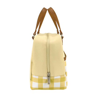 Sachi Insulated Cali Lunch Bag - Daffodil Gingham