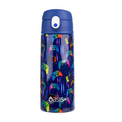 Oasis 550ml Kid's Drink Bottle w/ Sipper - Gamer