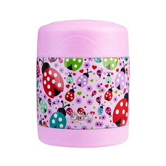 Oasis Stainless Steel 300ml Kids Food Flask - Lovely Ladybugs