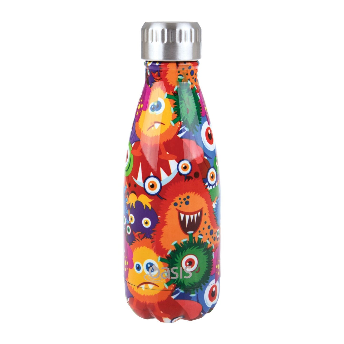 *Discontinued* Oasis 350ml Stainless Steel Insulated Drink Bottle - Monsters