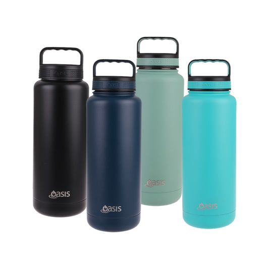 Oasis 1.2 Litre Stainless Steel Insulated Titan Bottle - Assorted Colours