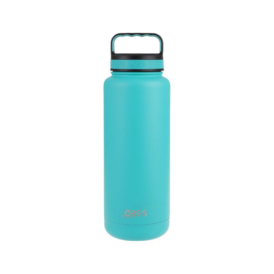 Oasis 1.2 Litre Stainless Steel Insulated Titan Bottle - Turquoise