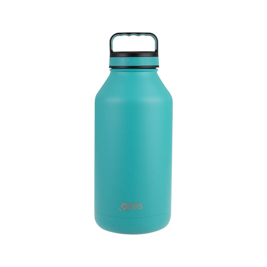 Oasis 1.9 Litre Stainless Steel Insulated Titan Bottle - Turquoise