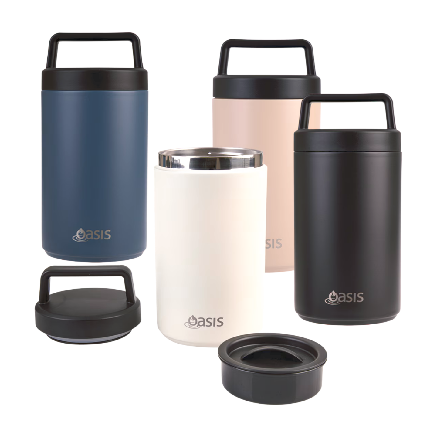 Oasis 700ml Insulated Food Flask - Assorted Colours