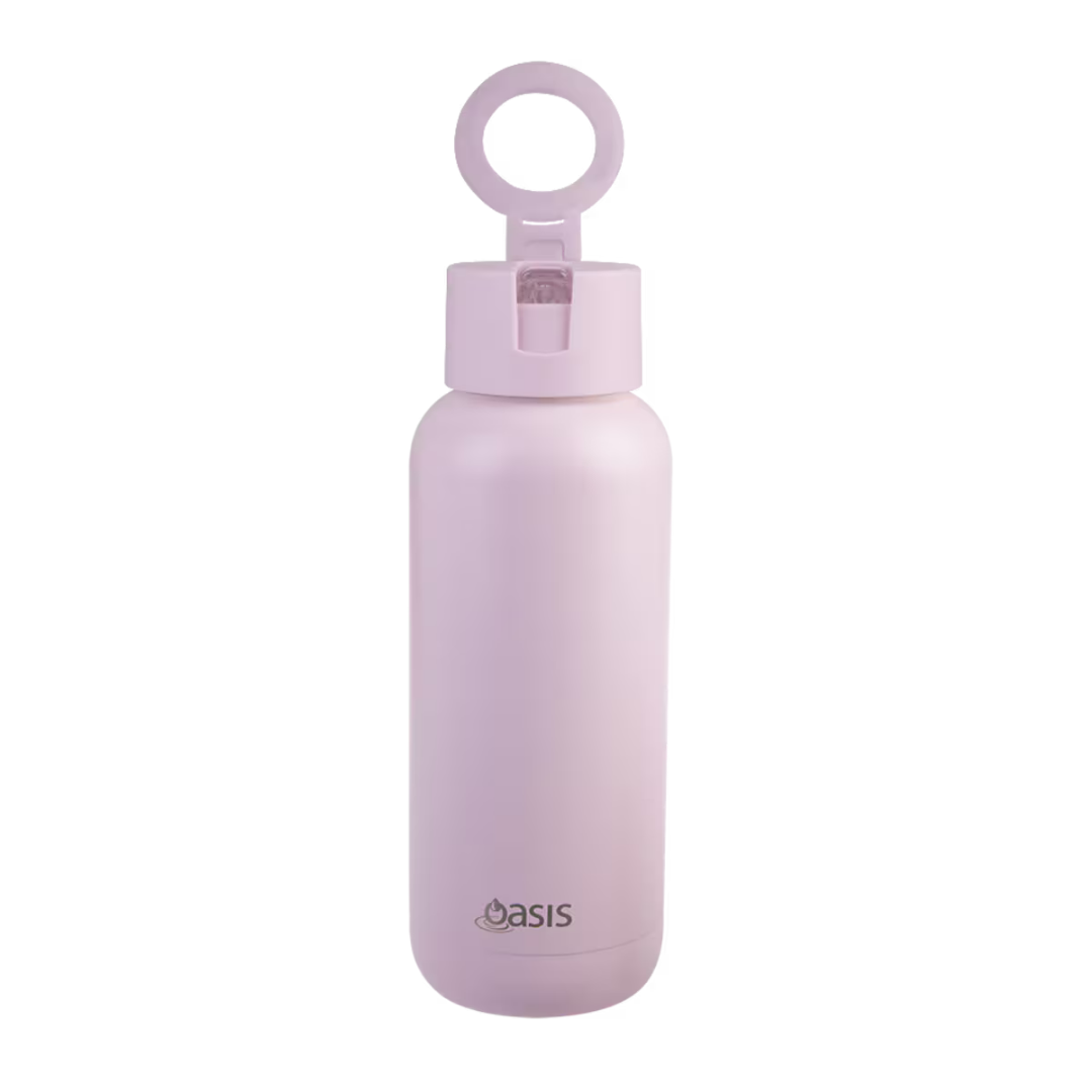 Oasis 1L Moda Ceramic Lined Insulated Drink Bottle w/ Mag Grip - Assorted Colours