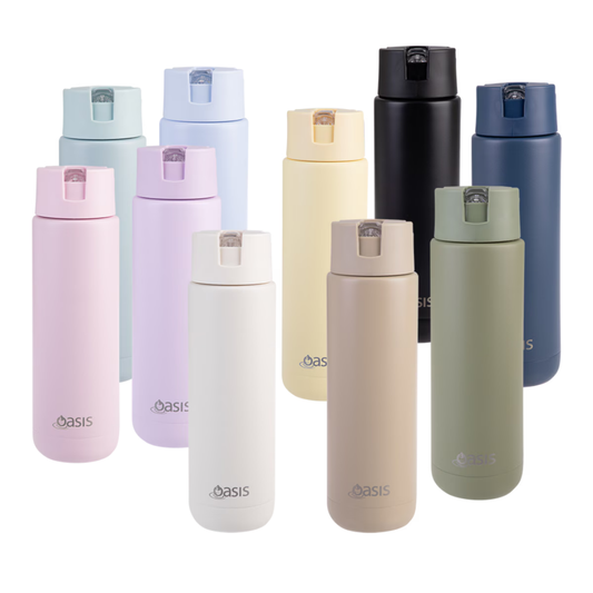 Oasis 700ml Moda Ceramic Lined Insulated Drink Bottle - Assorted Colours