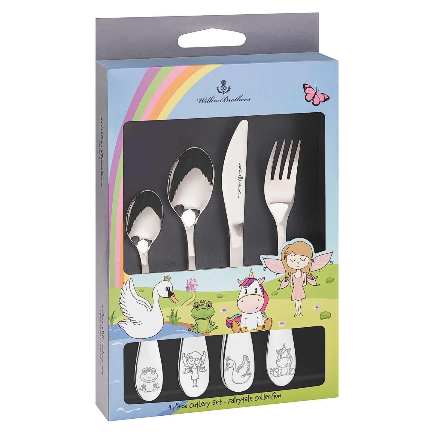 Wilkie Brothers 4 Piece Kids Cutlery Set - Fairytale *PREORDER*