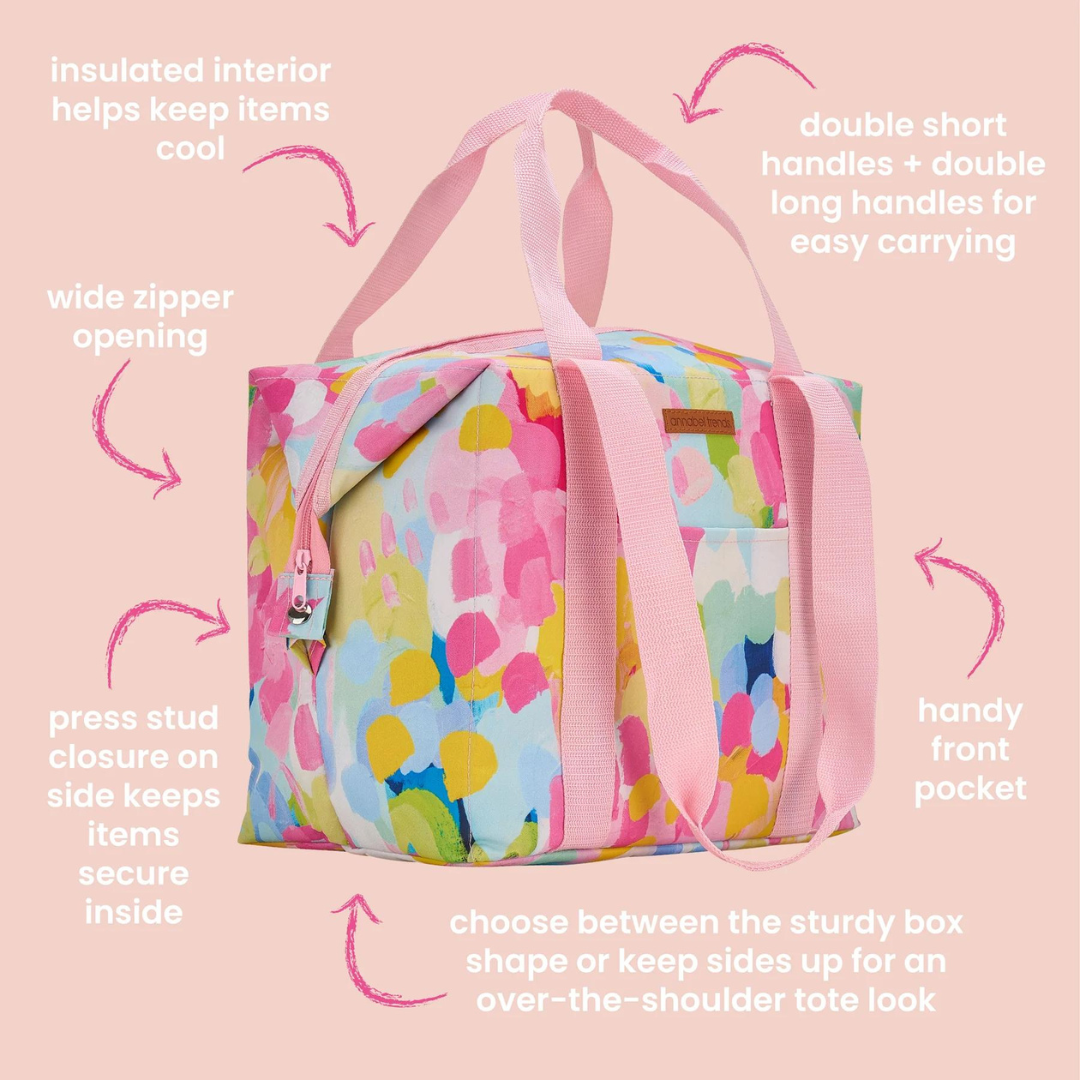 Annabel Trends Picnic Box Cooler Bag - Good Vibes