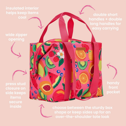 Annabel Trends Picnic Box Cooler Bag - Tropicana