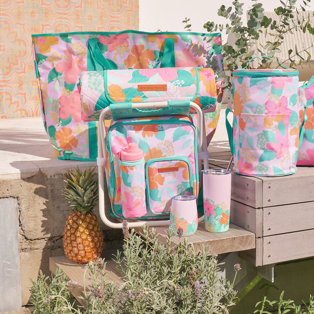 Annabel Trends Picnic Cooler Chair - Hibiscus