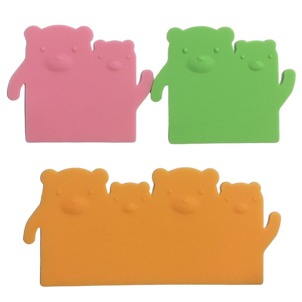 PakuPaku Lunch Lunchbox Dividers - Silicone Bear