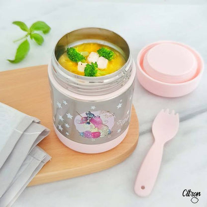 Citron 300ml Food Jar w/ Spork - Unicorn