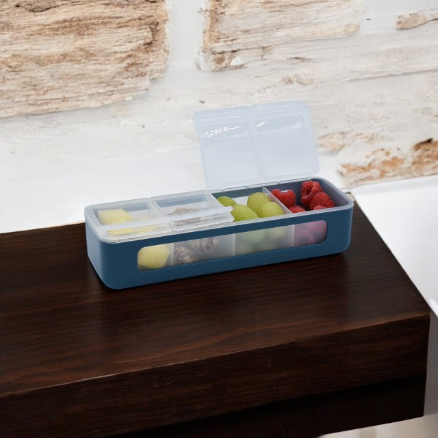 Melii Luxe 4 Compartment Snackle Box - Assorted Colours *PREORDER*