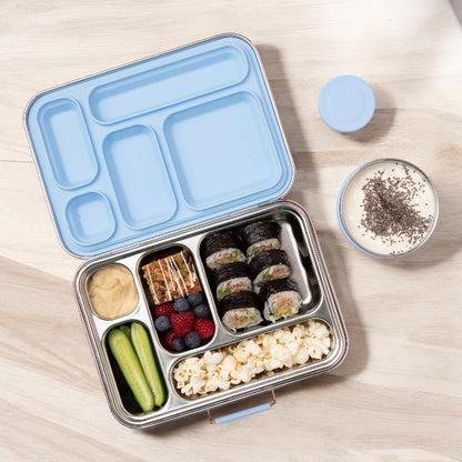 Nudie Rudie Stainless Steel Bento 5 Lunchbox - Assorted Colours