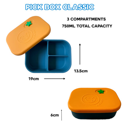 Pick Plates Silicone Classic Pick Box - Assorted Colours