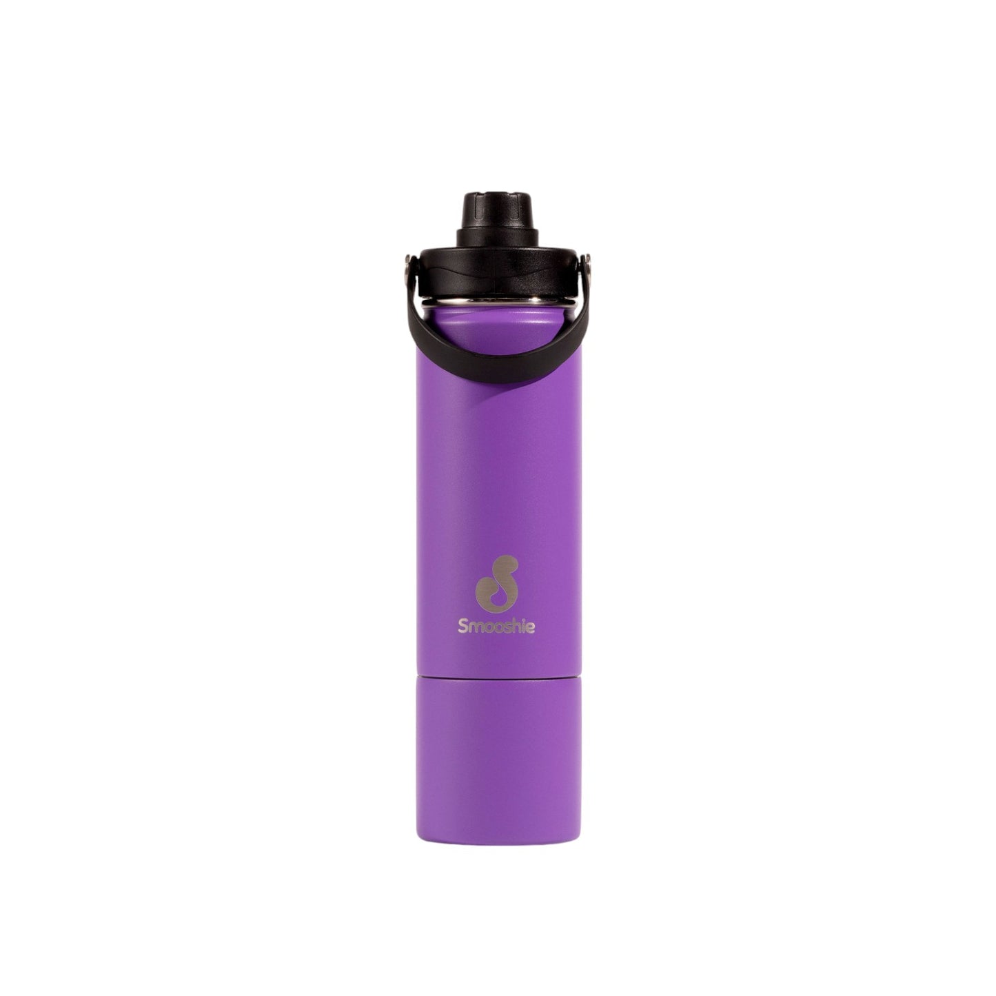 Smooshie 500ml Insulated Drink Bottle & Snack Cup - Grape