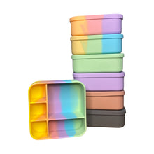 Load image into Gallery viewer, The Zero Waste People Silicone BIG Bento Lunchbox - Assorted Colours