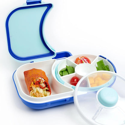 GoBe Kids Lunchbox with Snack Spinner - Assorted Colours