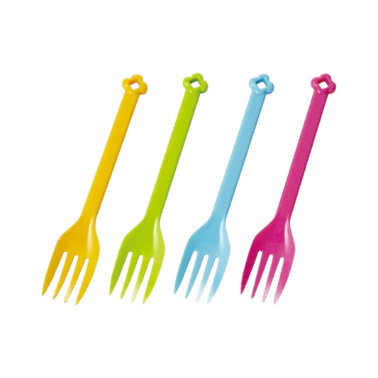 Torune Rainbow Flower Forks - 8 Pack