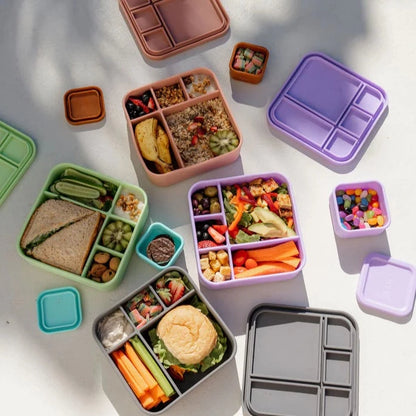 The Zero Waste People Silicone BIG Bento Lunchbox - Assorted Colours