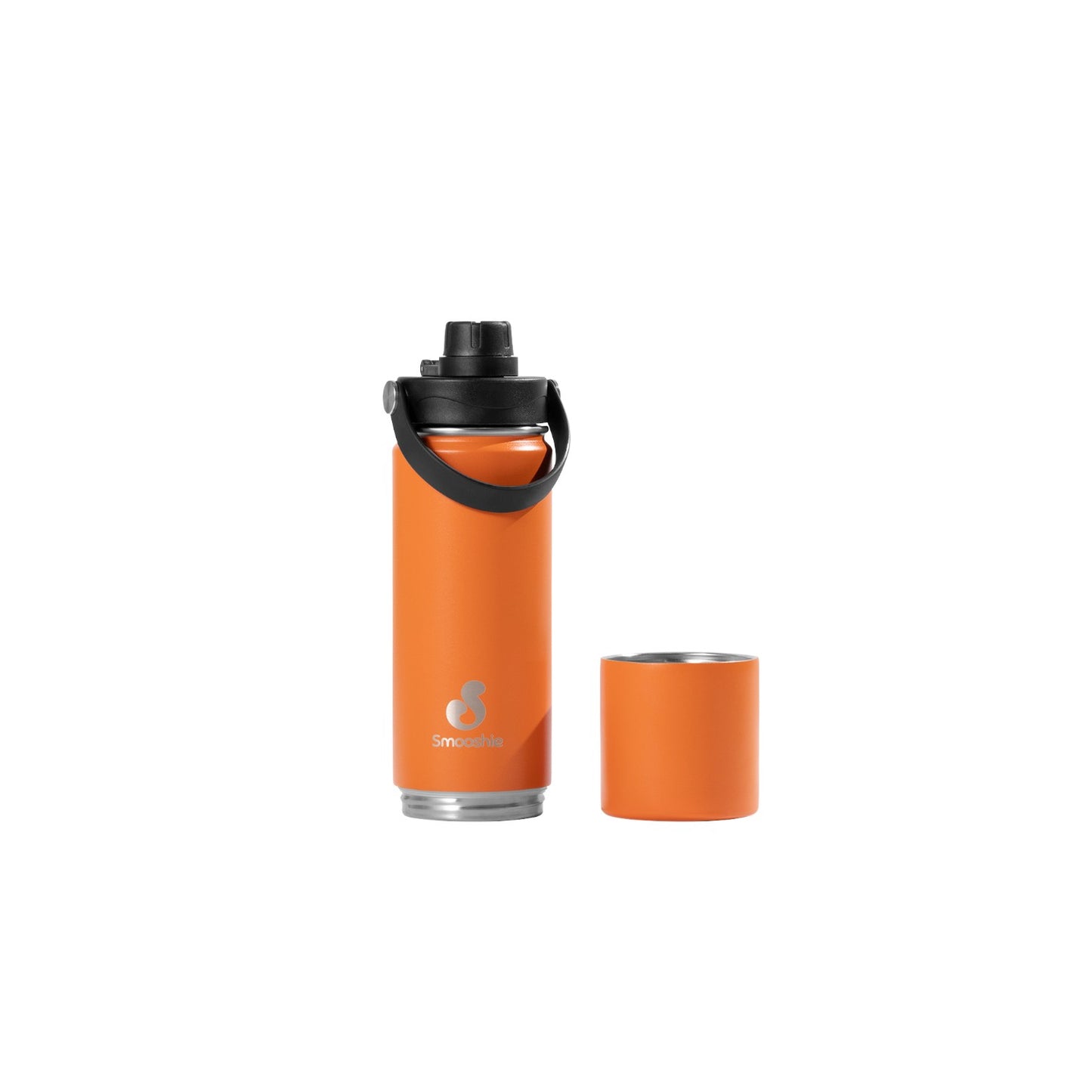 Smooshie 500ml Insulated Drink Bottle & Snack Cup - Mango