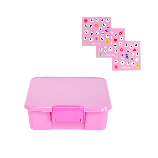 MontiiCo Bento Three Lunchbox - Floss