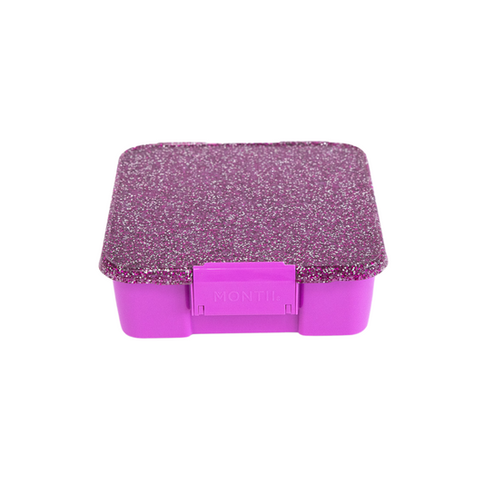 MontiiCo Bento Five Lunchbox - Magenta Glitter