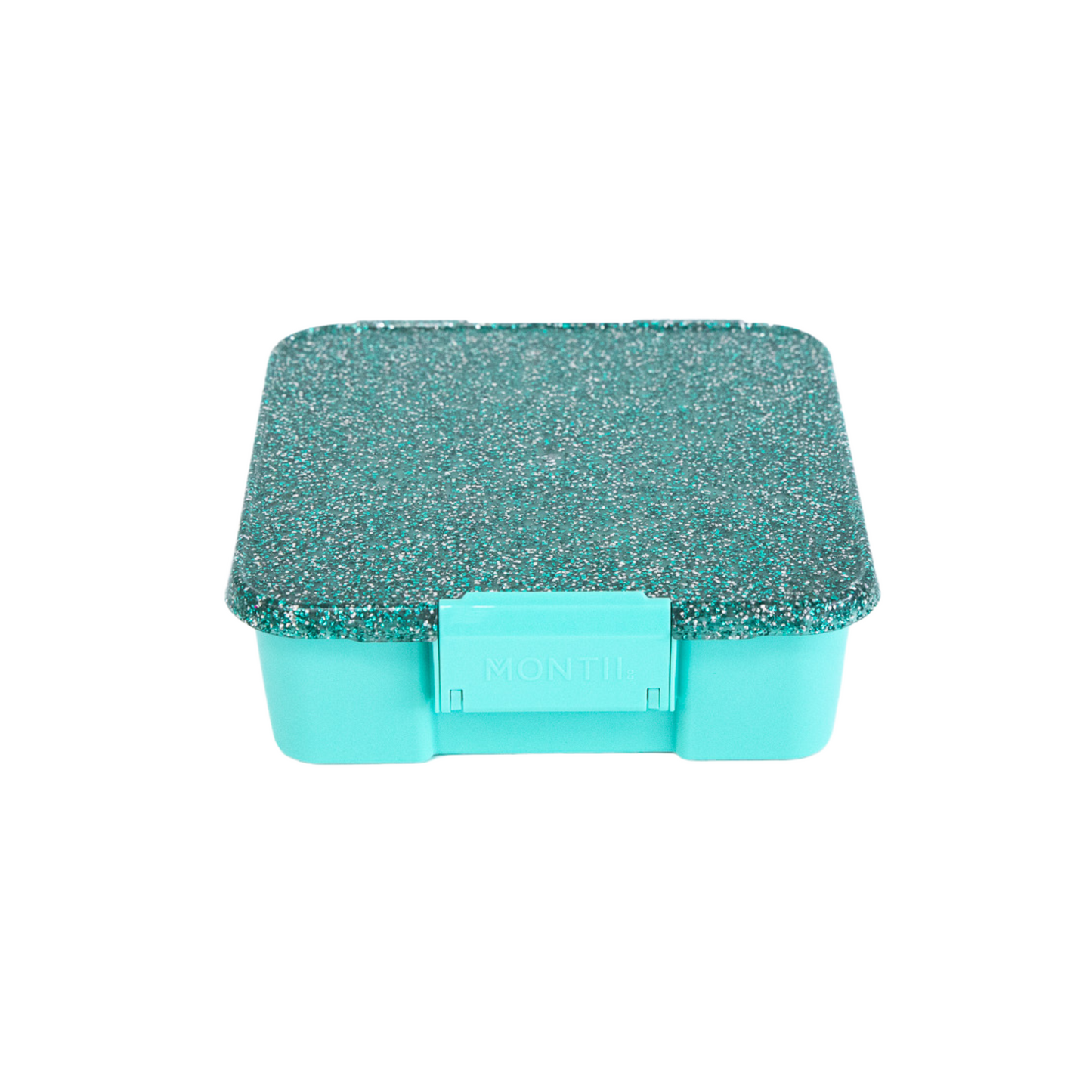 MontiiCo Bento Five Lunchbox - Turquoise Glitter