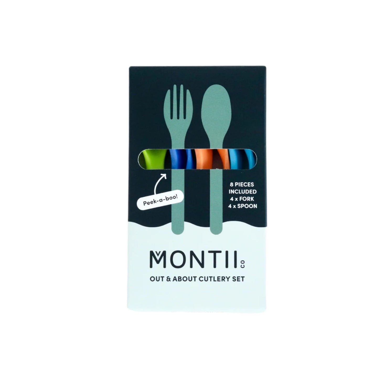 MontiiCo Out & About Cutlery Set - Assorted Colours