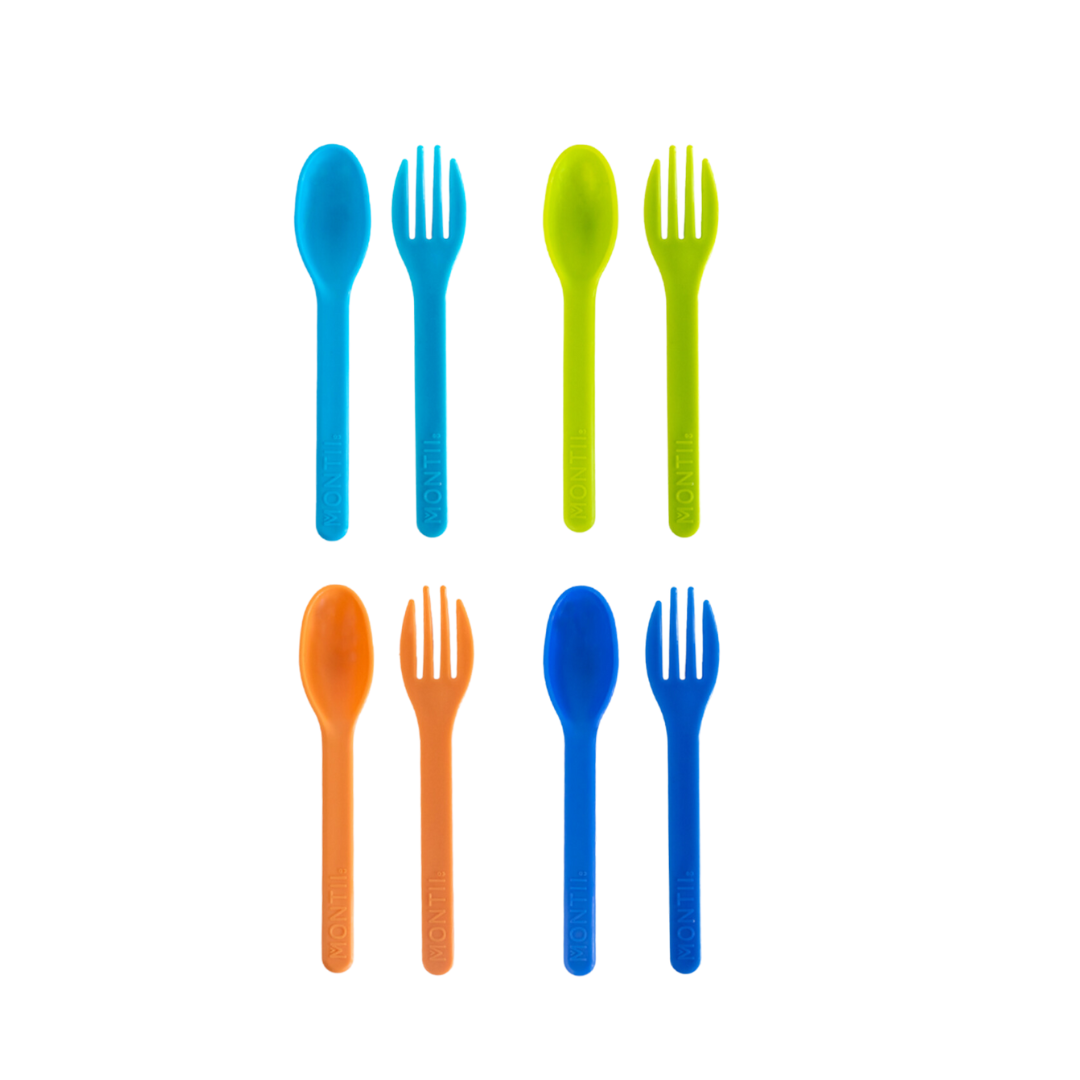 MontiiCo Out & About Cutlery Set - Assorted Colours