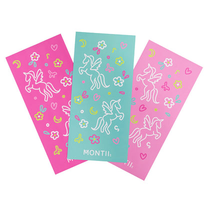 MontiiCo Bento 3 & Bento 2 with Sticker Set Bundle - Unicorn Magic