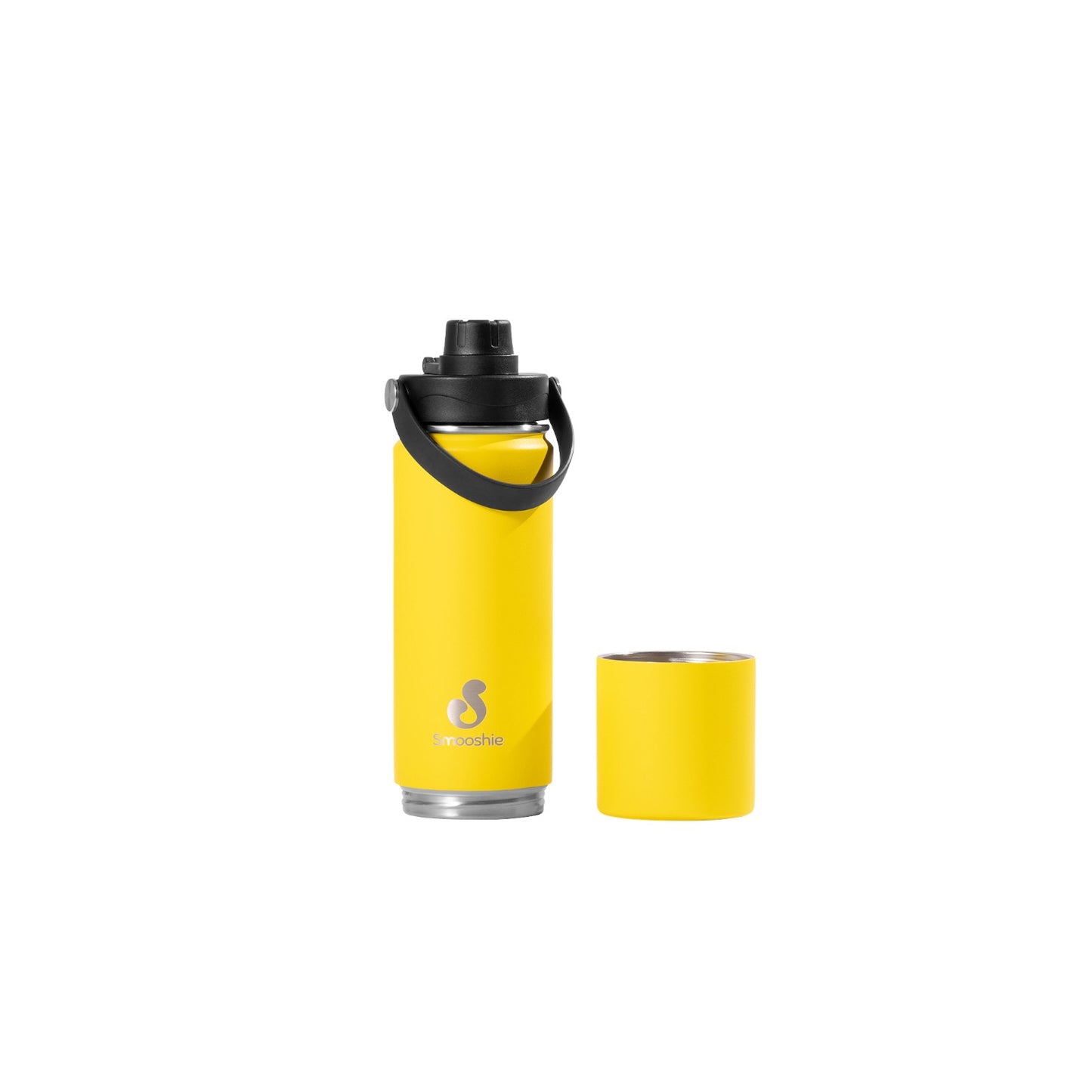 Smooshie 500ml Insulated Drink Bottle & Snack Cup - Pineapple