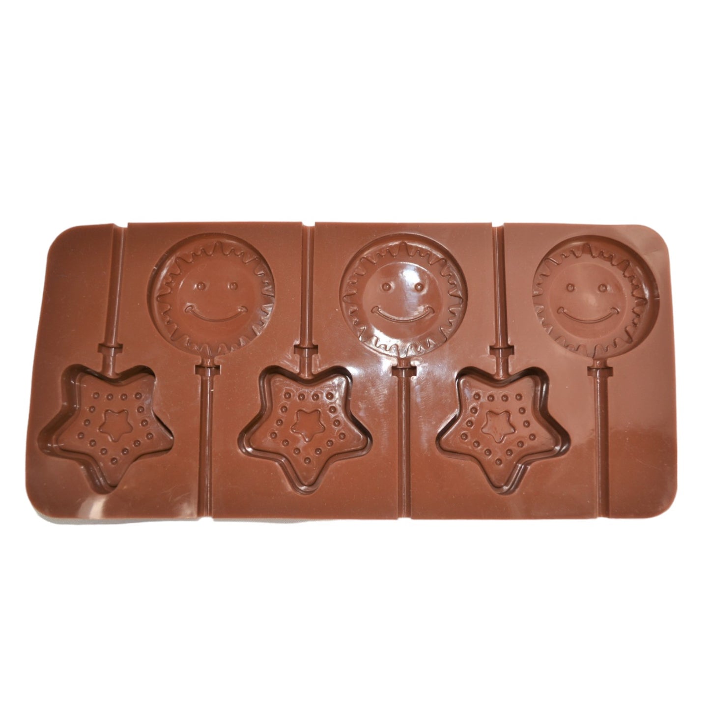 Star and Sun Lollipop Silicone Tray