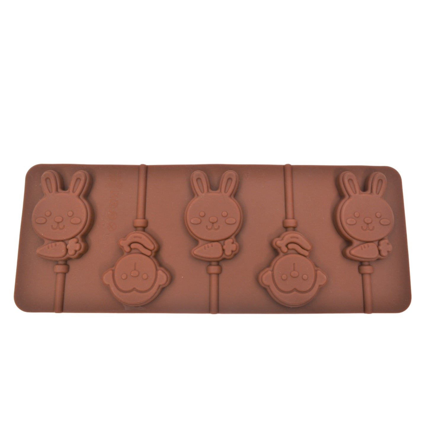 Bunny and Monkey Lollipop Silicone Tray