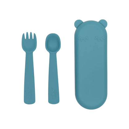 We Might Be Tiny Feedie Fork and Spoon Set - Assorted Colours