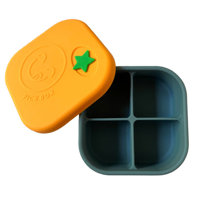 Pick Plates Silicone Snack Pick Box - Assorted Colours