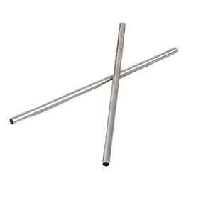 Stainless Steel Short (Cocktail) Straight Drinking Straw (SINGLE)