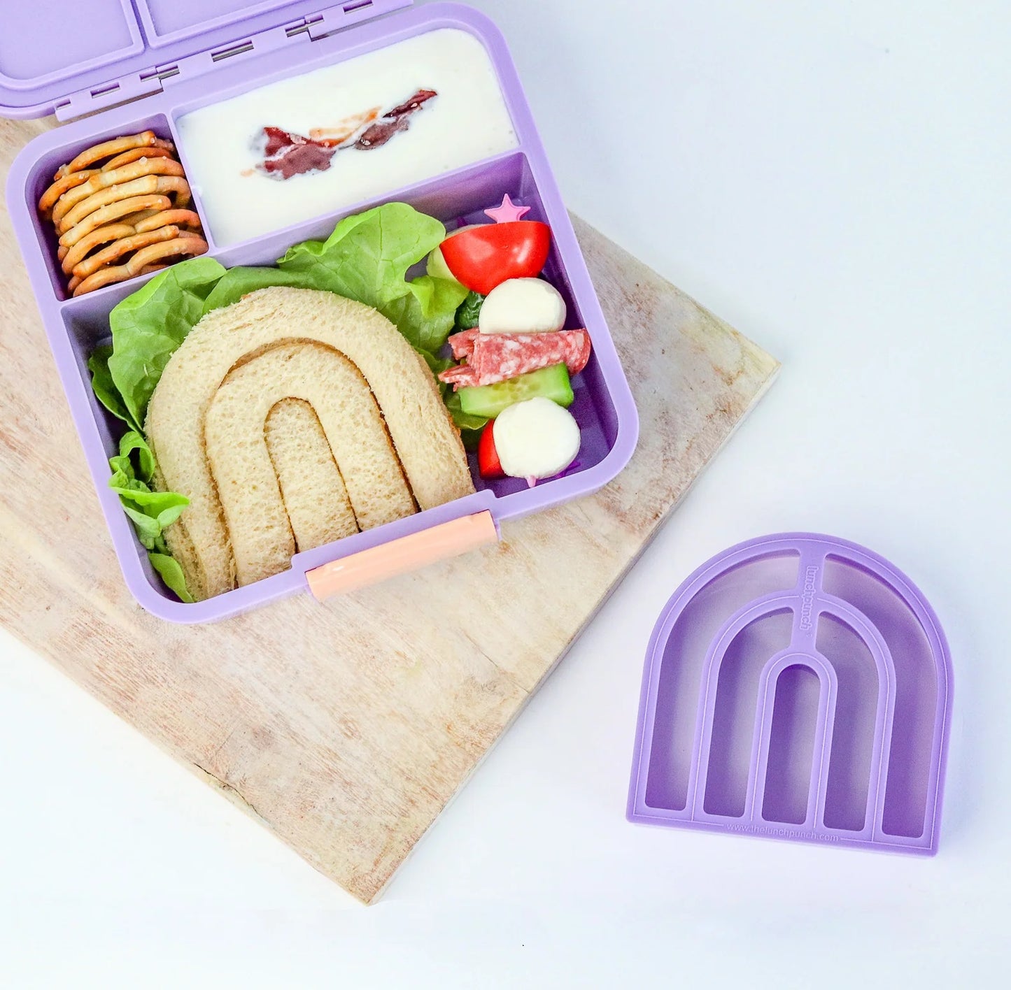 Lunch Punch Sandwich Cutters - Rainbow