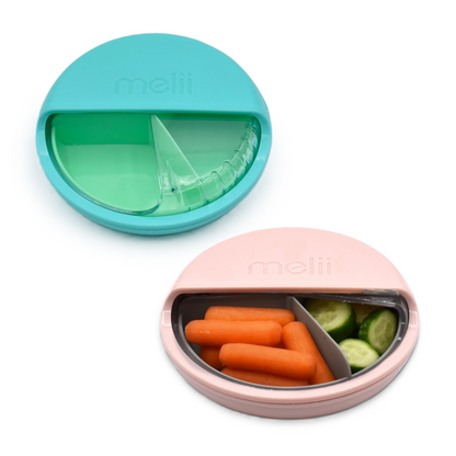 Melii Spin Snack Container - Assorted Colours