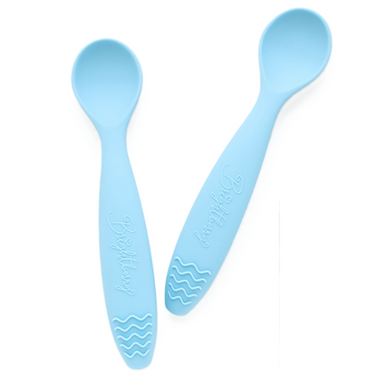 Brightberry Silicone Spoons with Teether - Assorted Colours