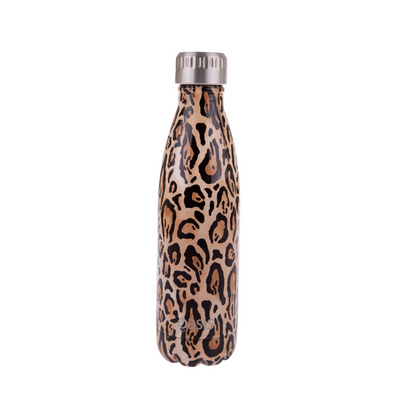 Oasis & Sachi Insulated Lunch Bag & 500ml Drink Bottle Bundle - Leopard