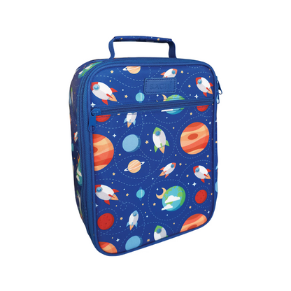 Sachi Insulated Lunch Tote & Sandwich/Snack Bags Bundle - Outer Space