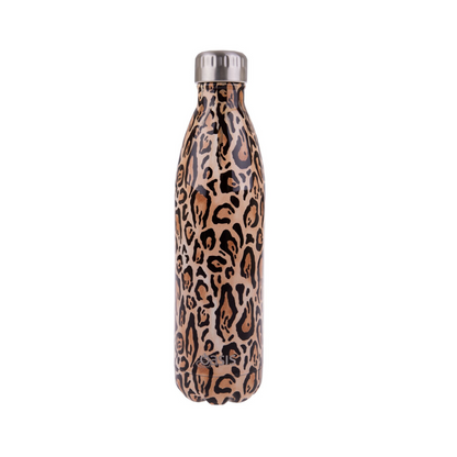 Oasis & Sachi Insulated Lunch Bag & 750ml Drink Bottle Bundle - Leopard