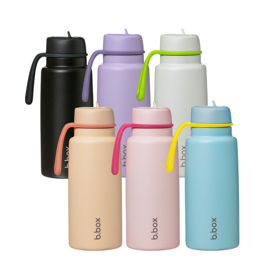 b.box Insulated Flip Top 1L Bottle - Assorted Colours