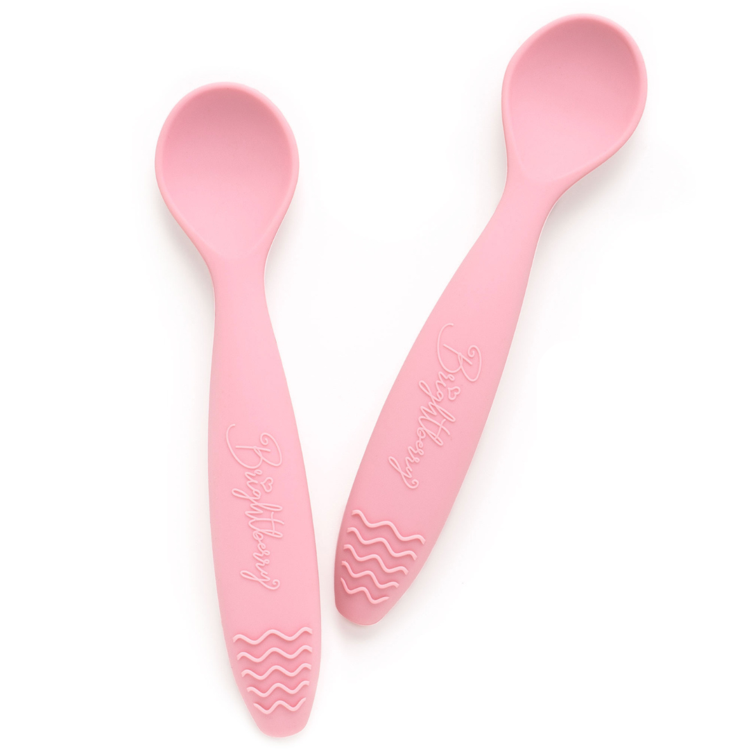 Brightberry Silicone Spoons with Teether - Assorted Colours