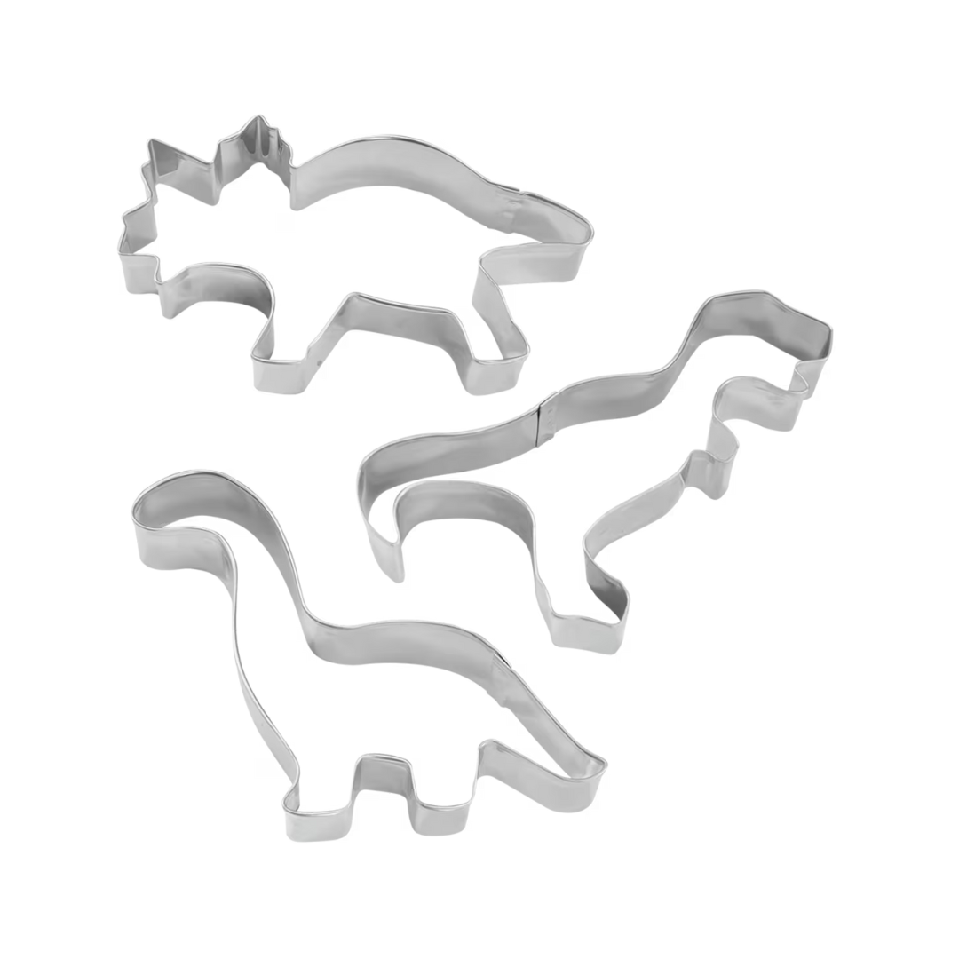 R&M Stainless Steel Cookie Cutter Set - Dinosaur